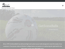 Tablet Screenshot of getsomeballs.com